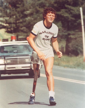Terry Fox running 